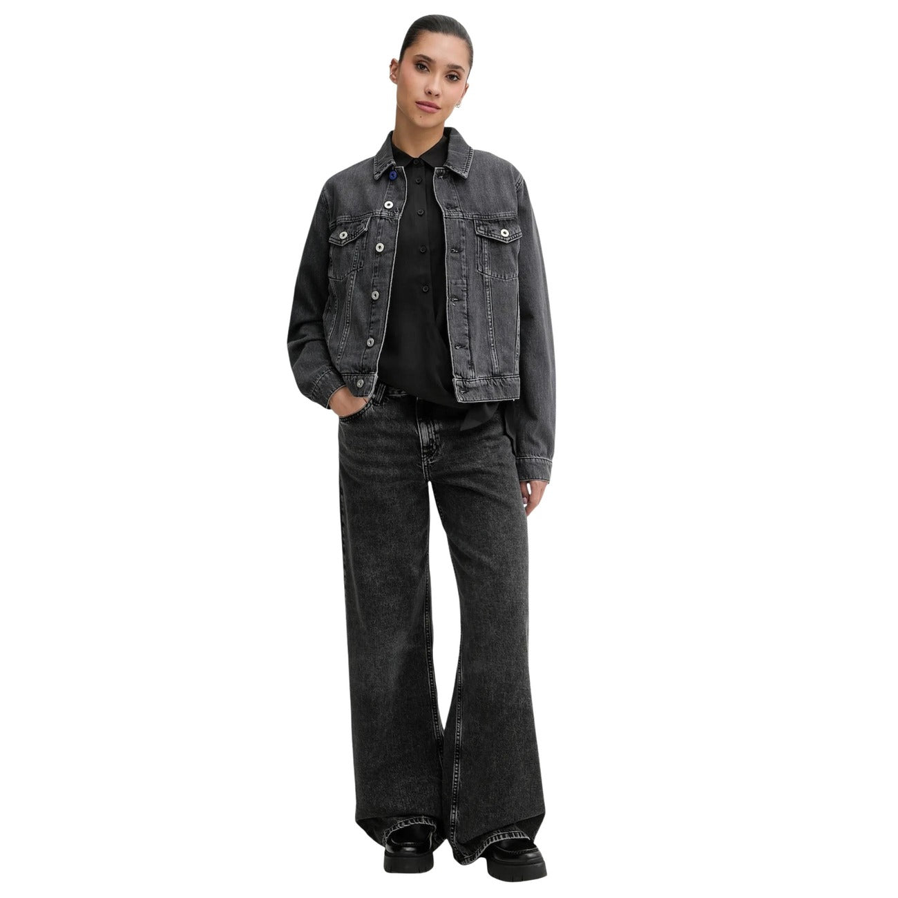 507675 Karl Lagerfeld Jeans Jeans Neri Donna Primavera/Estate