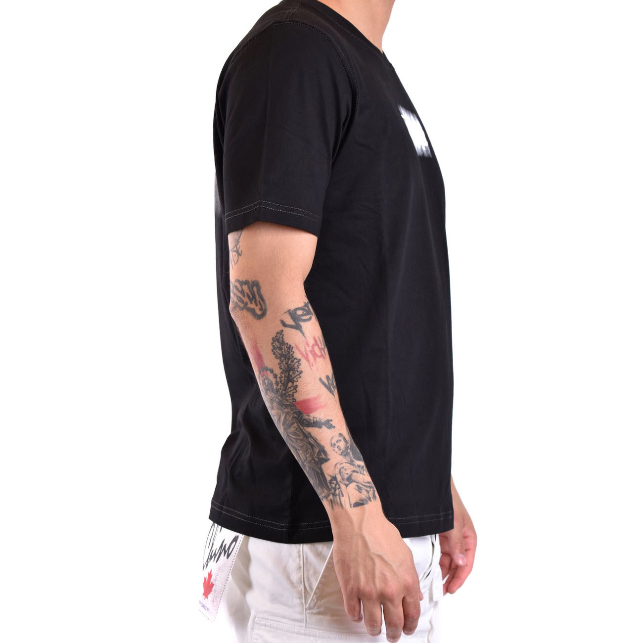 2428765 Diesel T-Shirt Nera Stampa Uomo