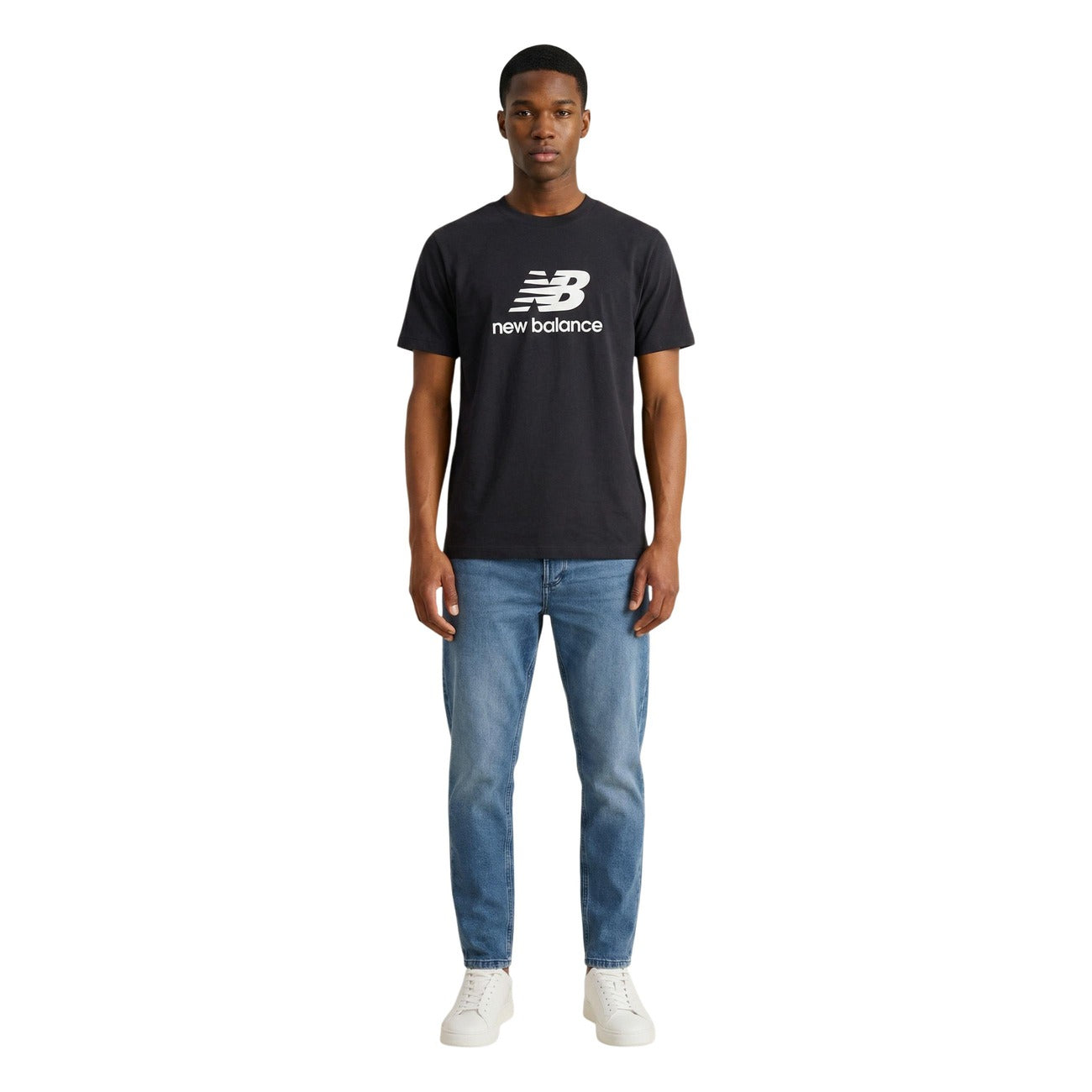 2452818 New Balance T-Shirt Nero Uomo