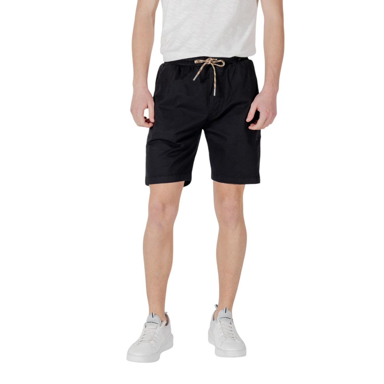 2417942 Gianni Lupo Bermuda Nero Uomo