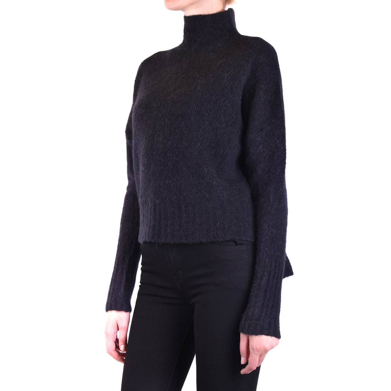 2423375 Pinko Maglia Nera Donna Alpaca 39% Lana 39%