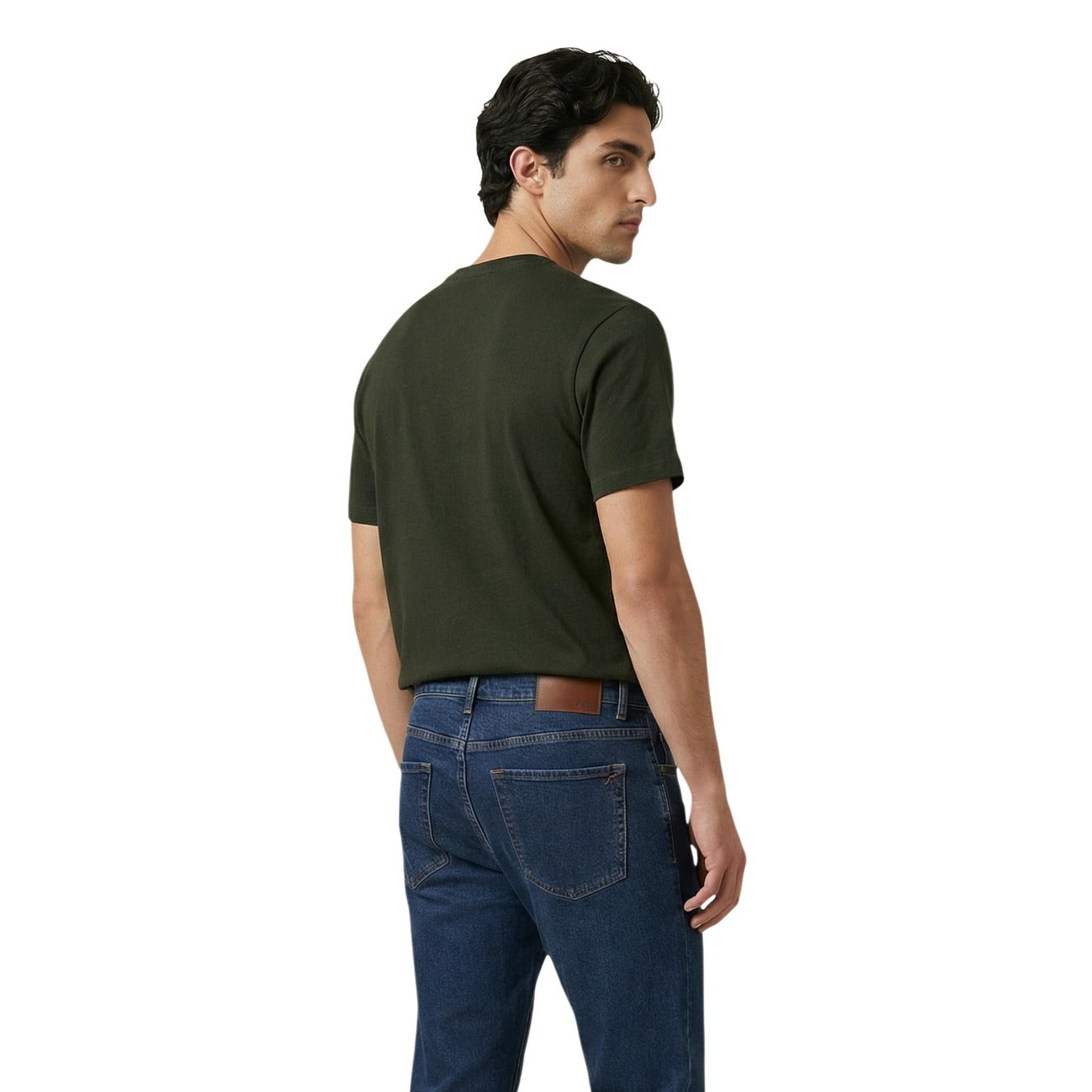 2453427 Tommy Hilfiger Jeans T-Shirt Verde Uomo