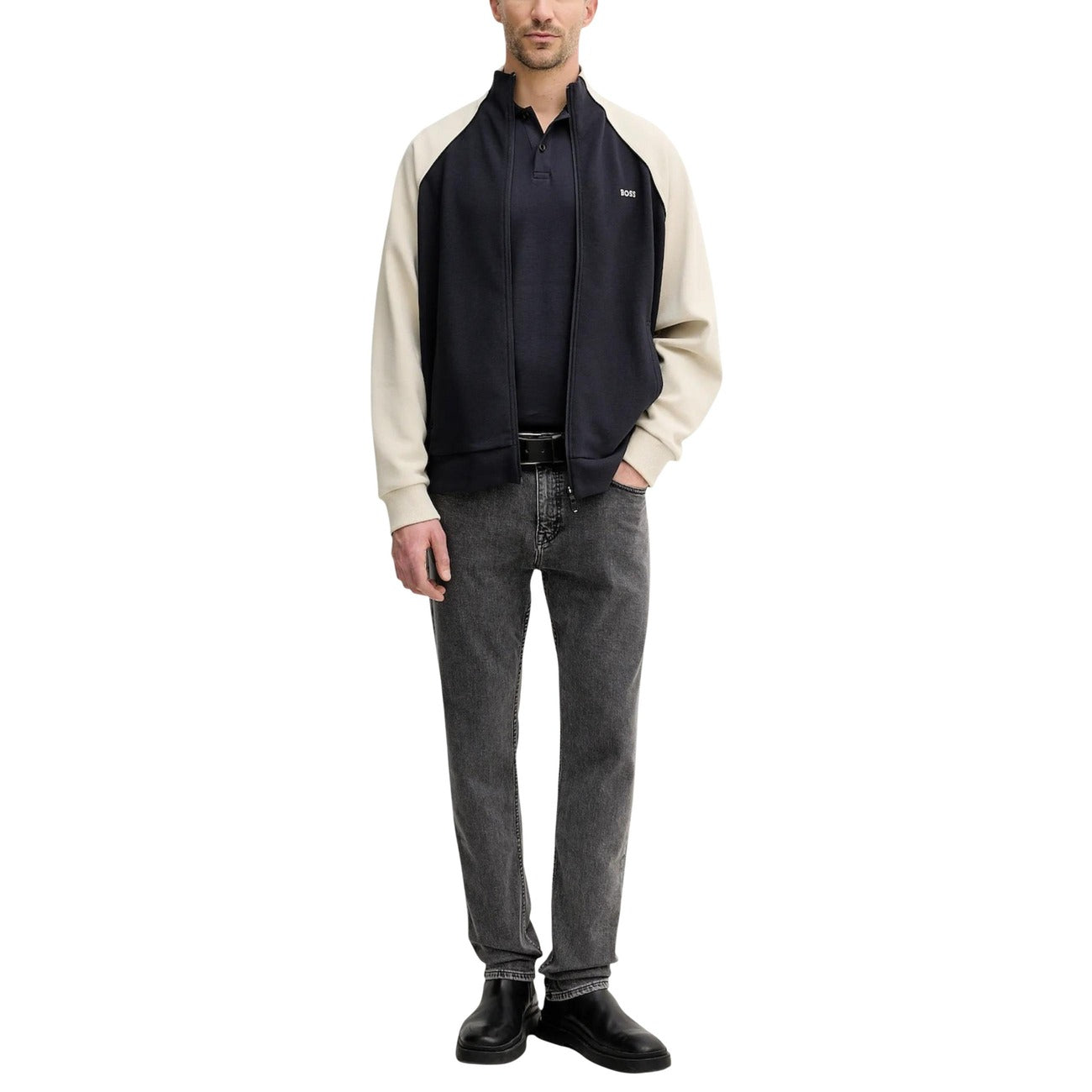 2449586 Boss Jeans Grigio Uomo