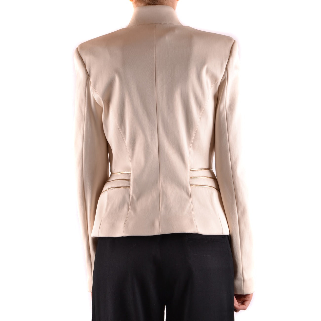 486614 Elisabetta Franchi Giacca Bianco Donna Primavera/Estate