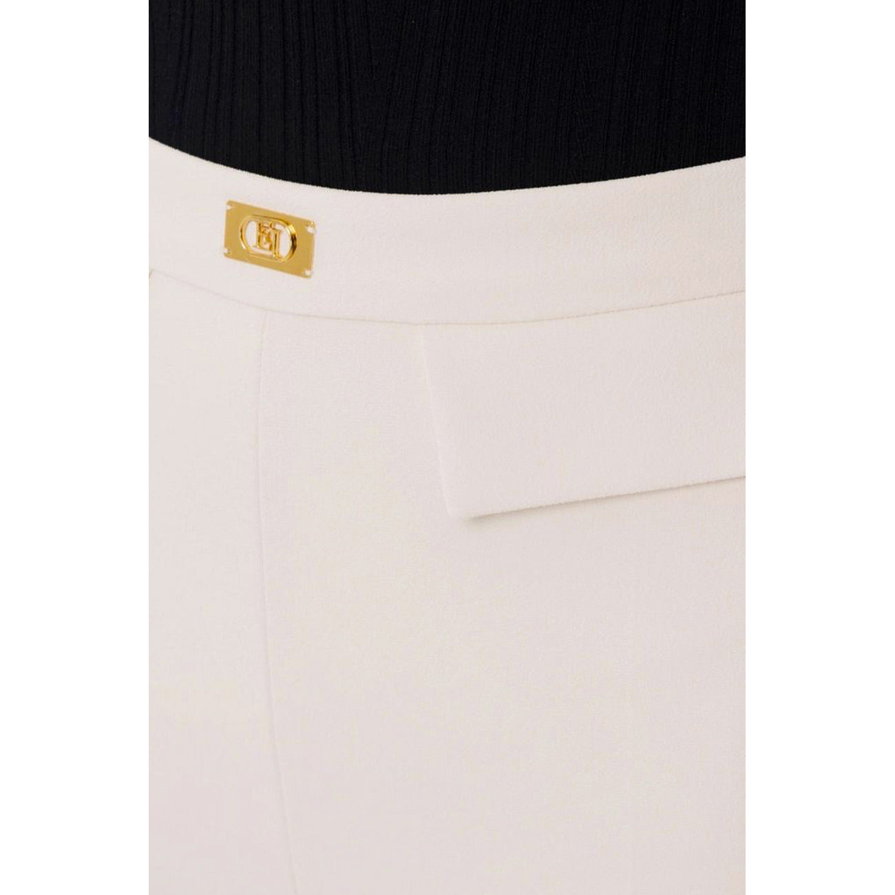 493982 Elisabetta Franchi Pantaloni Beige Donna Primavera/Estate
