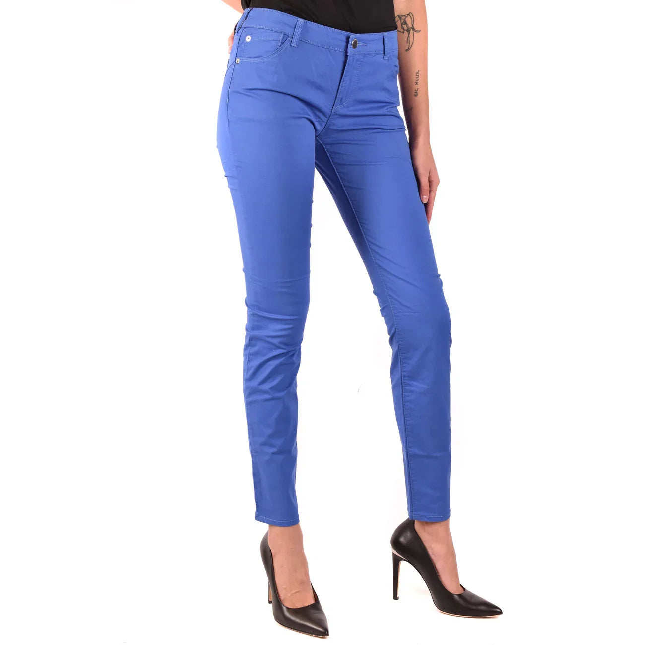 487492 Emporio Armani Pantaloni Blu Donna