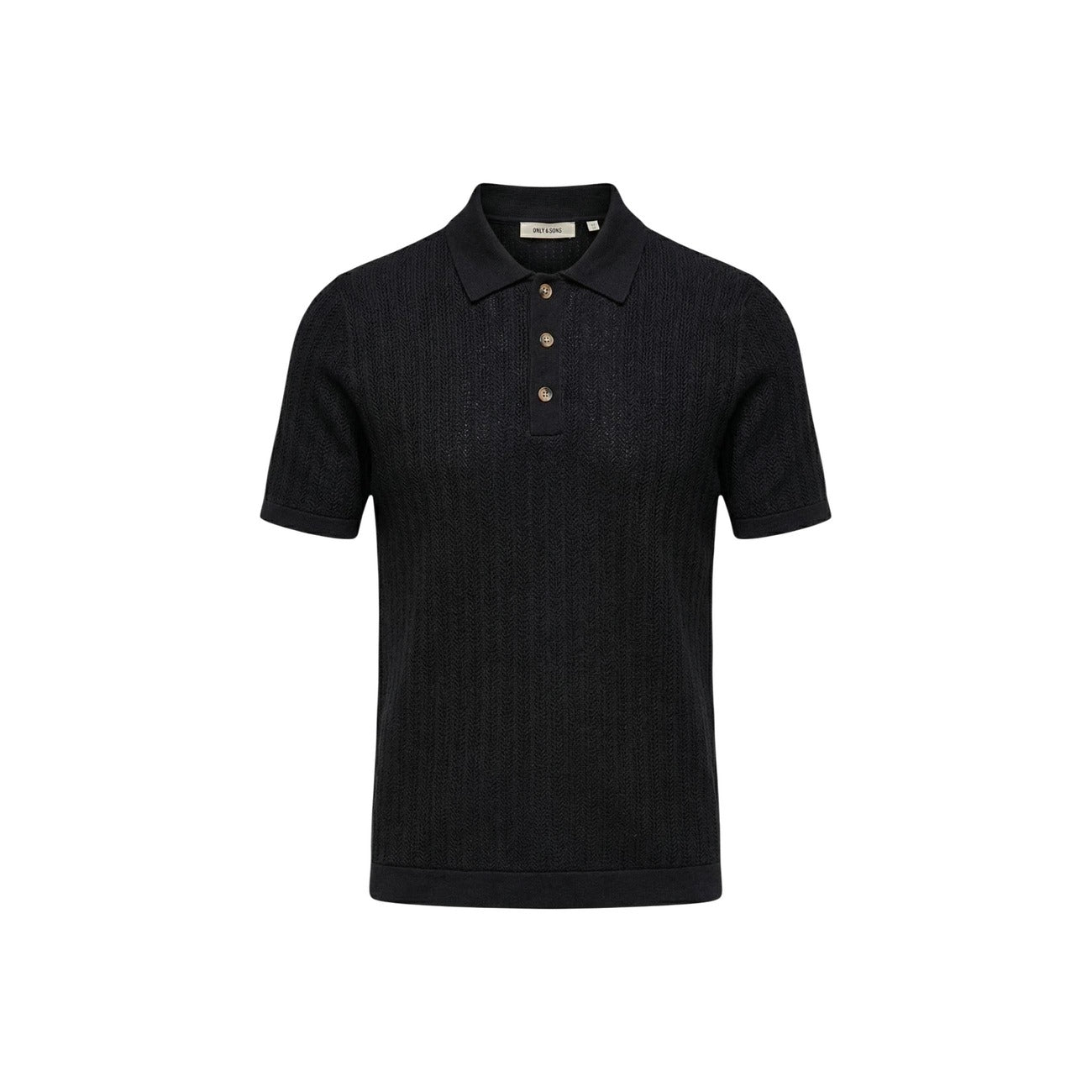2455017 Only & Sons Polo Nera Uomo