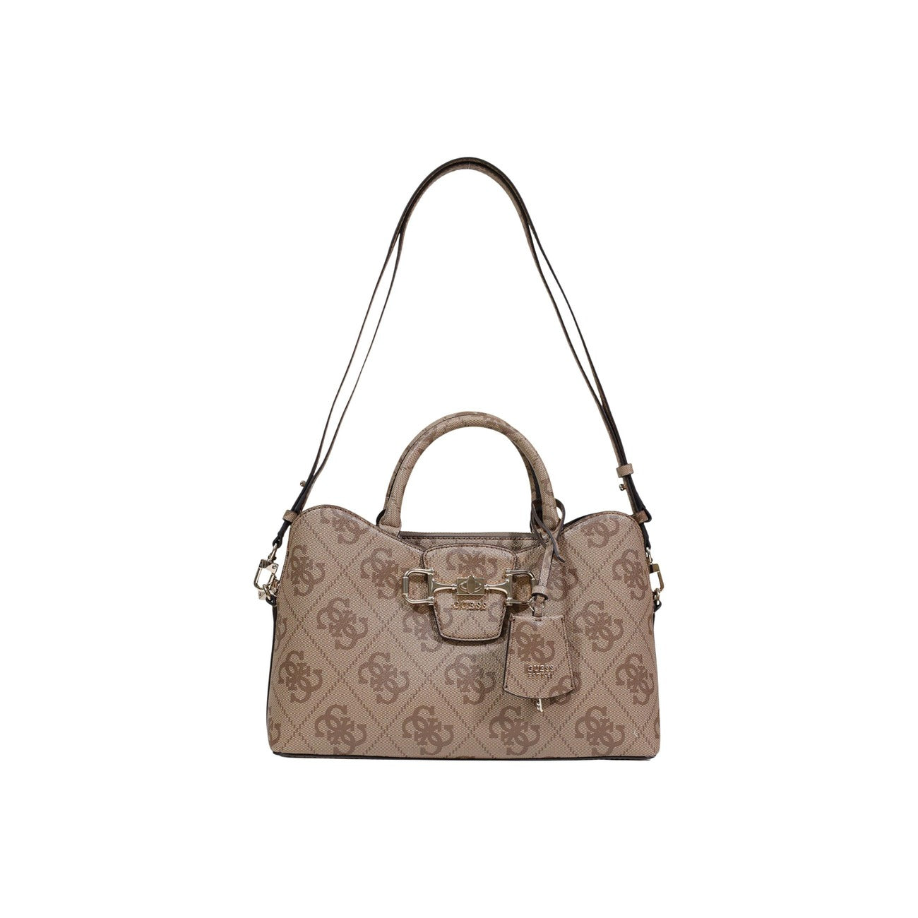 2453615 Guess Borsa Beige Tracolla Stampa