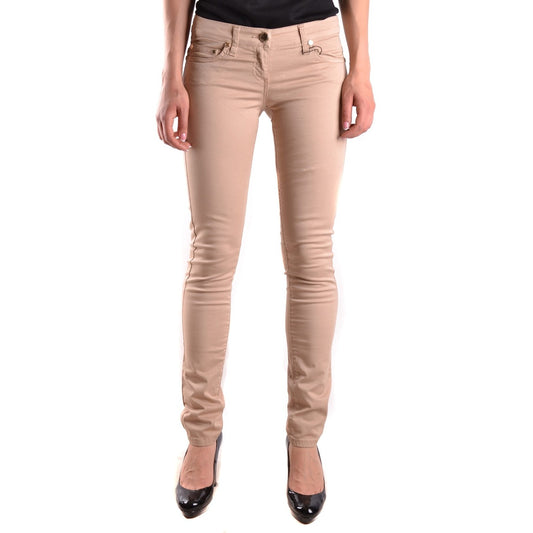 491962 Elisabetta Franchi Jeans Beige Donna Primavera/Estate