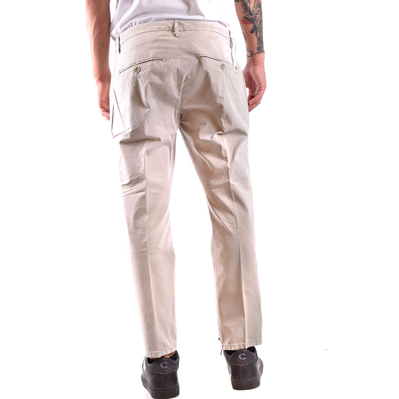 2429974 Dondup Pantaloni Beige 100% Cotone Uomo