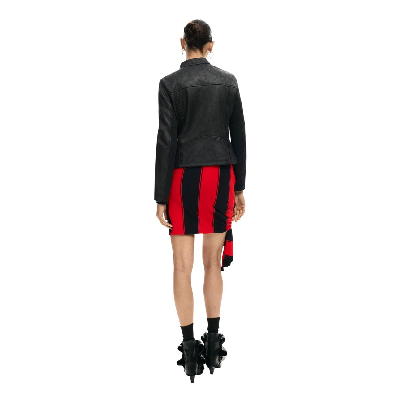 2451339 Desigual Giacca Donna Nera Poliestere
