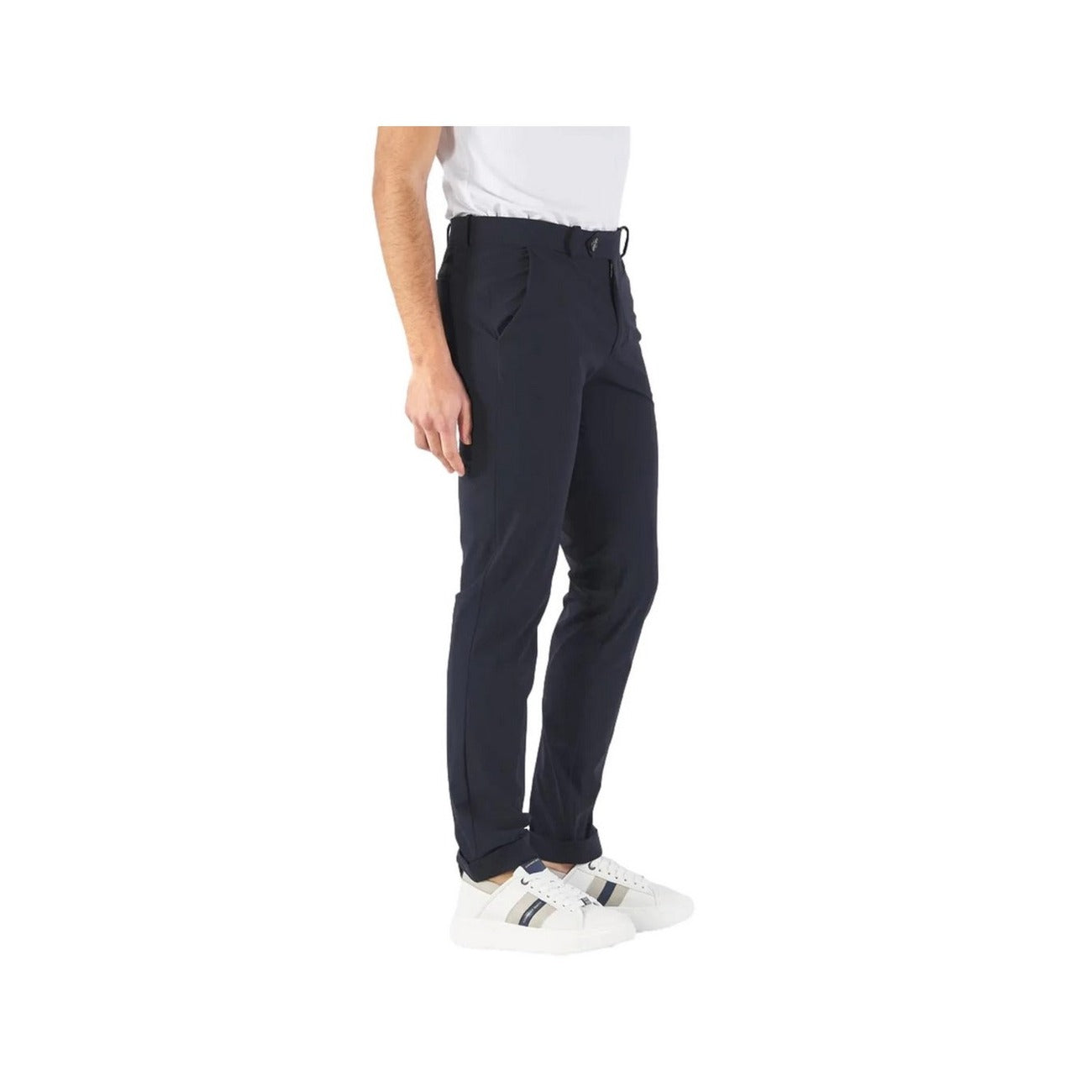 2449214 RRD Pantaloni Blu Poliammide Uomo