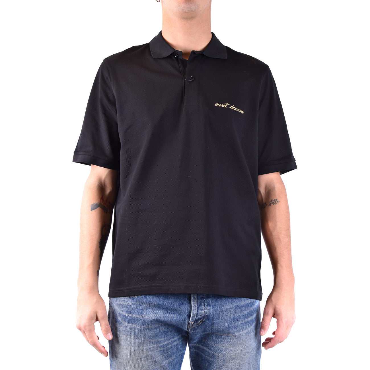 2438253 Saint Laurent Polo Nero Uomo
