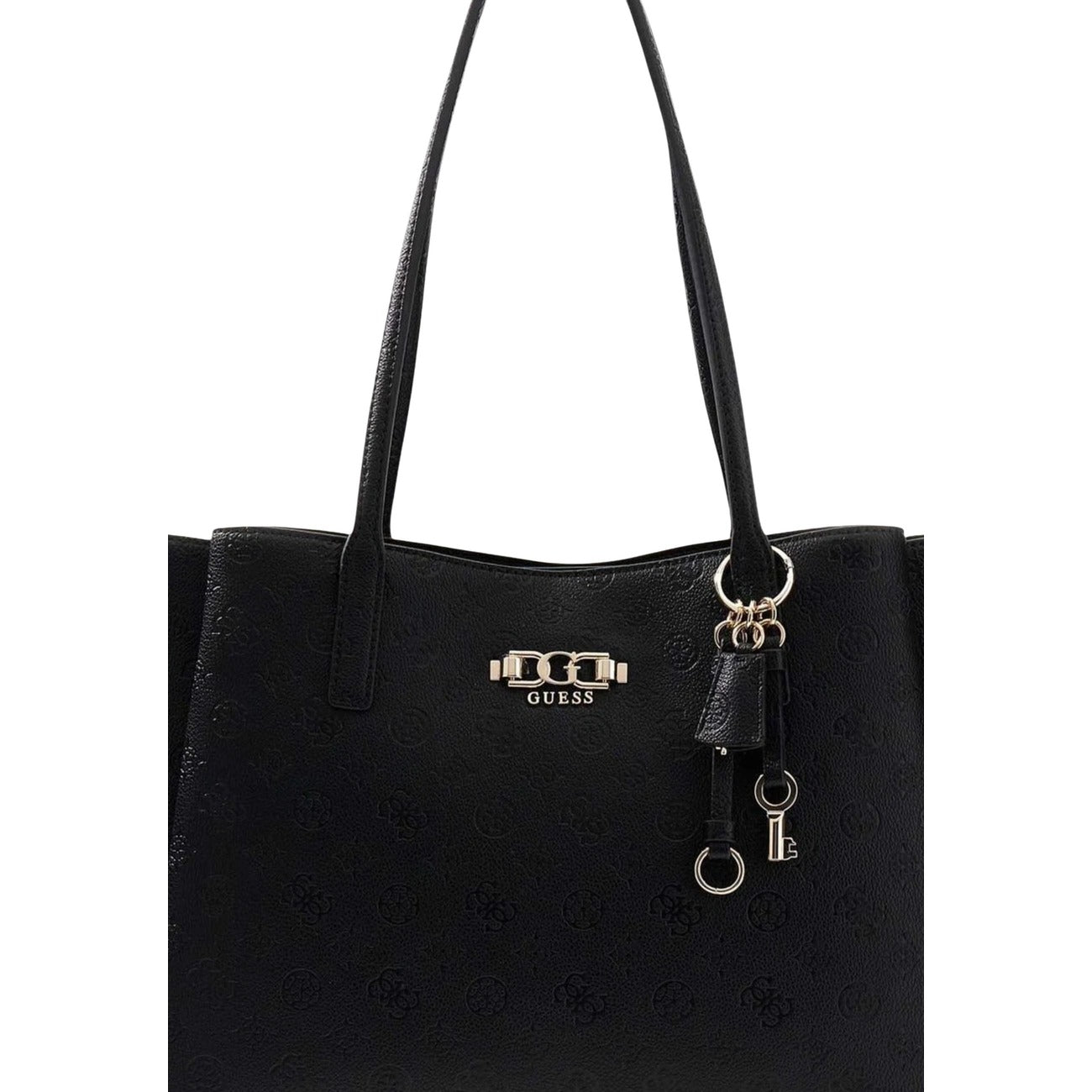 2455186 Guess Borsa Donna Nera Mano Grande