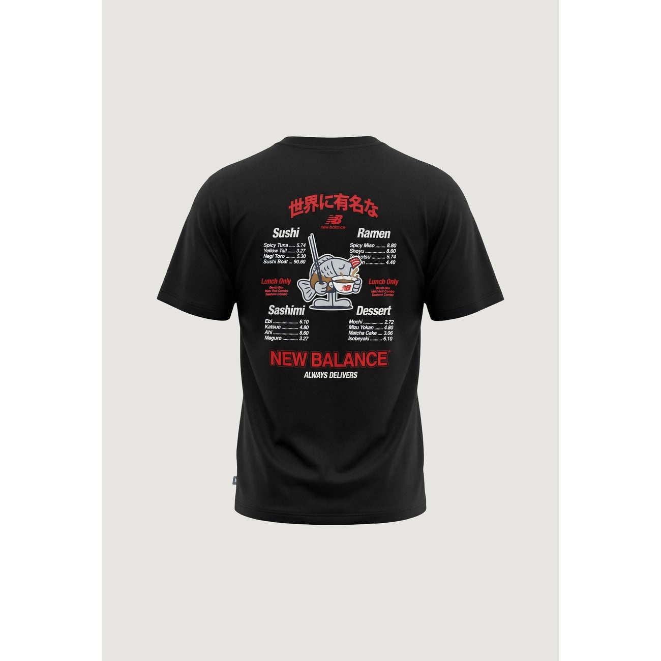 2452881 New Balance T-Shirt Nero Uomo