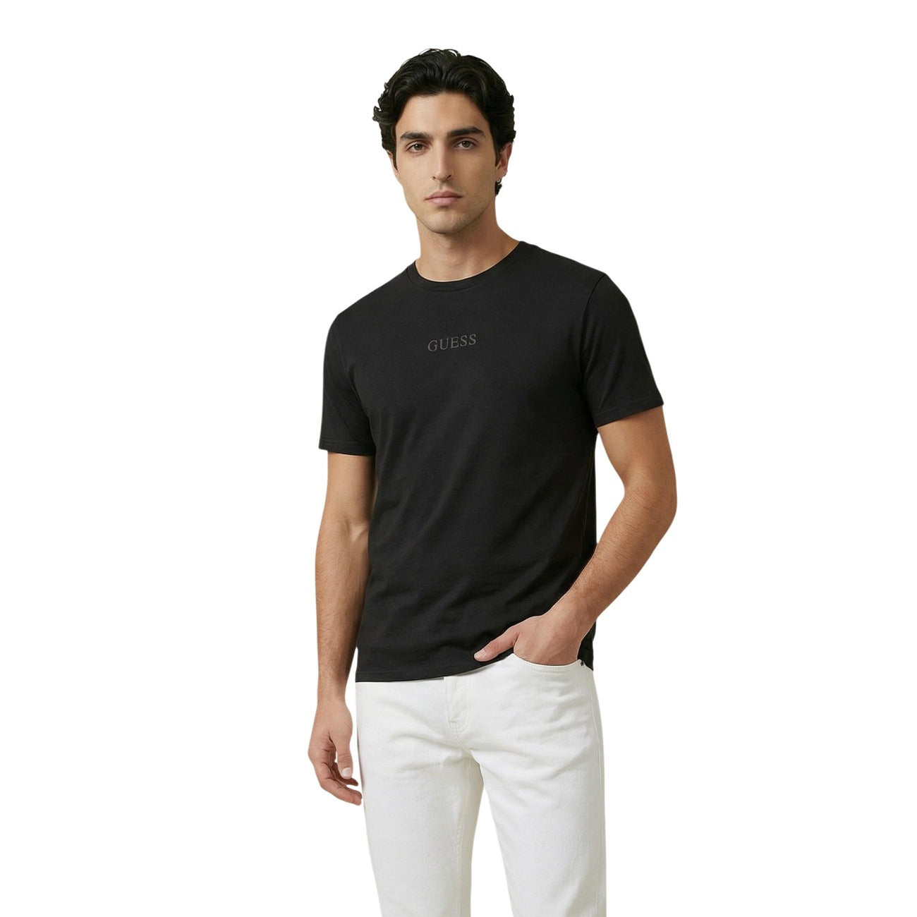 2452614 Guess T-Shirt Nero Uomo