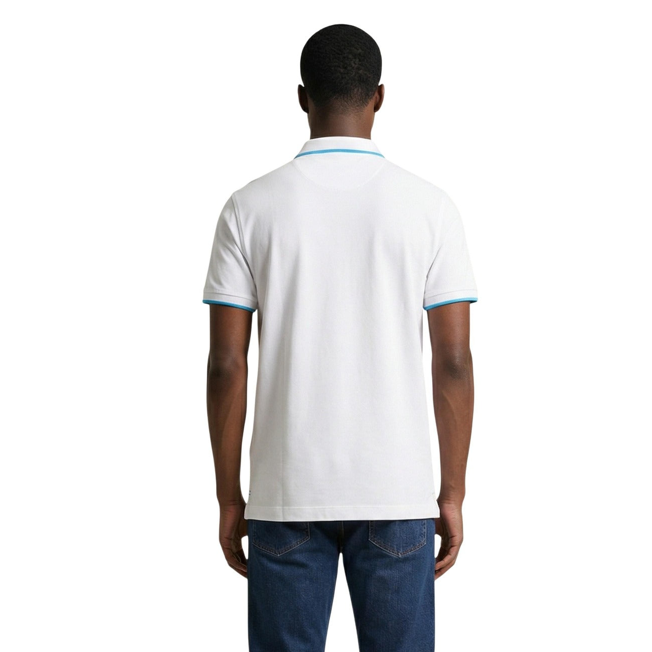 2460310 U.S. Polo Assn. Polo Bianca Cotone Colletto Polo Maniche Corte Uomo