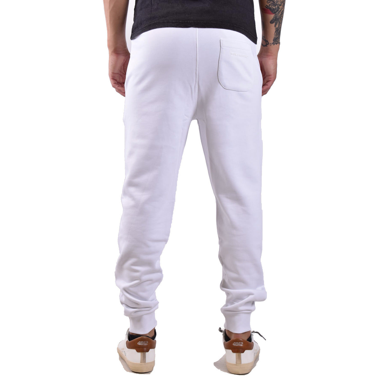 2442902 Karl Lagerfeld Pantaloni Bianco Cotone Uomo