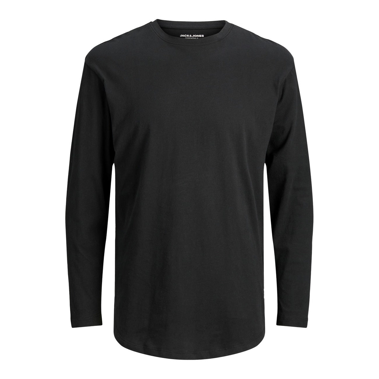 2425001 Jack & Jones T-Shirt Nera Maniche Lunghe Uomo