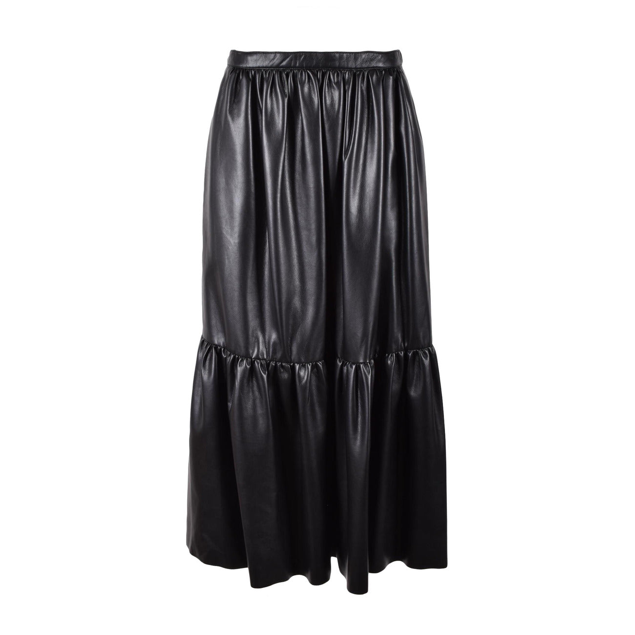 2154114 Pinko Gonna Nera Viscosa Donna