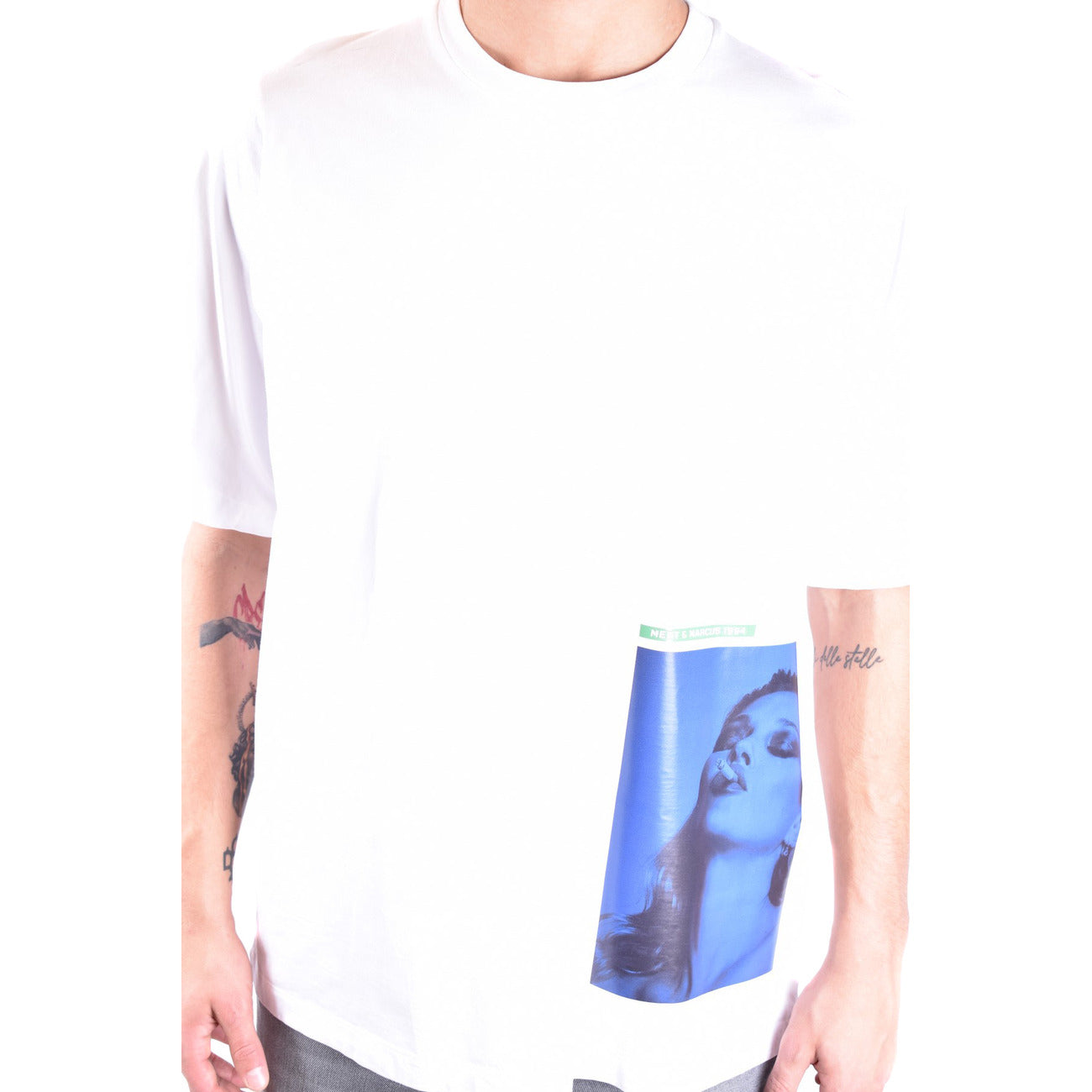 2424732 Dsquared T-Shirt Bianca Stampa Uomo