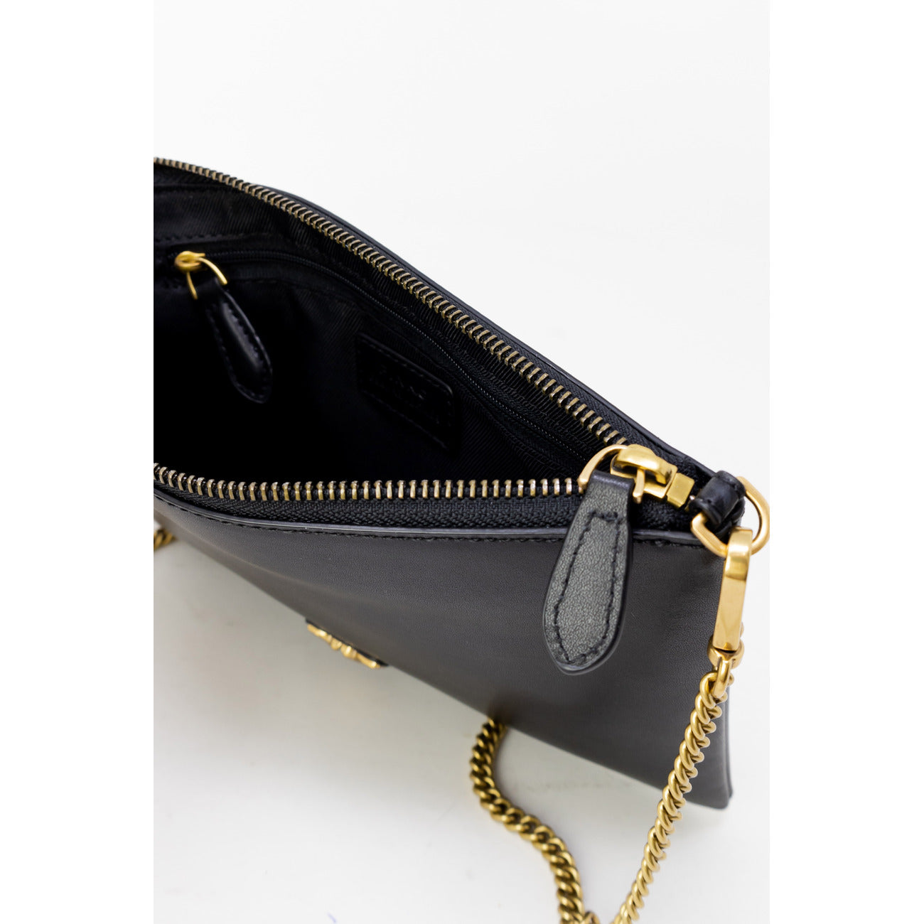 428196 Pinko Borsa Tracolla Nera Ecopelle Cerniera Donna