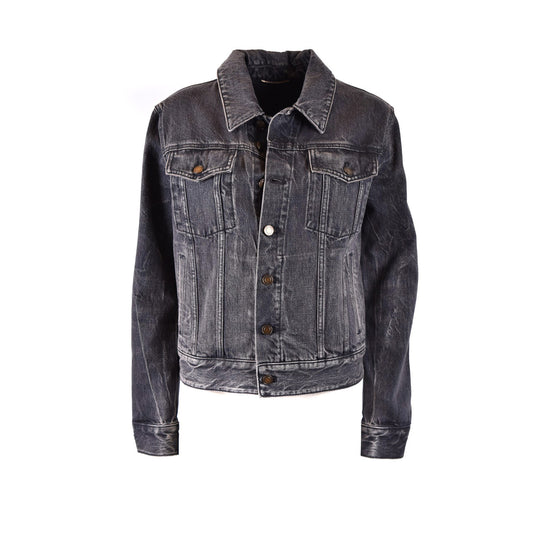 2438395 Saint Laurent Giacca Nera Donna