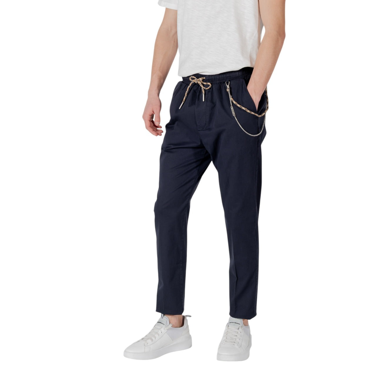 2417903 Gianni Lupo Pantaloni Blu Uomo