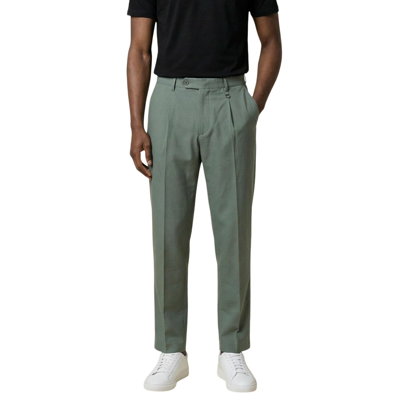 2457028 Antony Morato Pantaloni Verde Lyocell Uomo