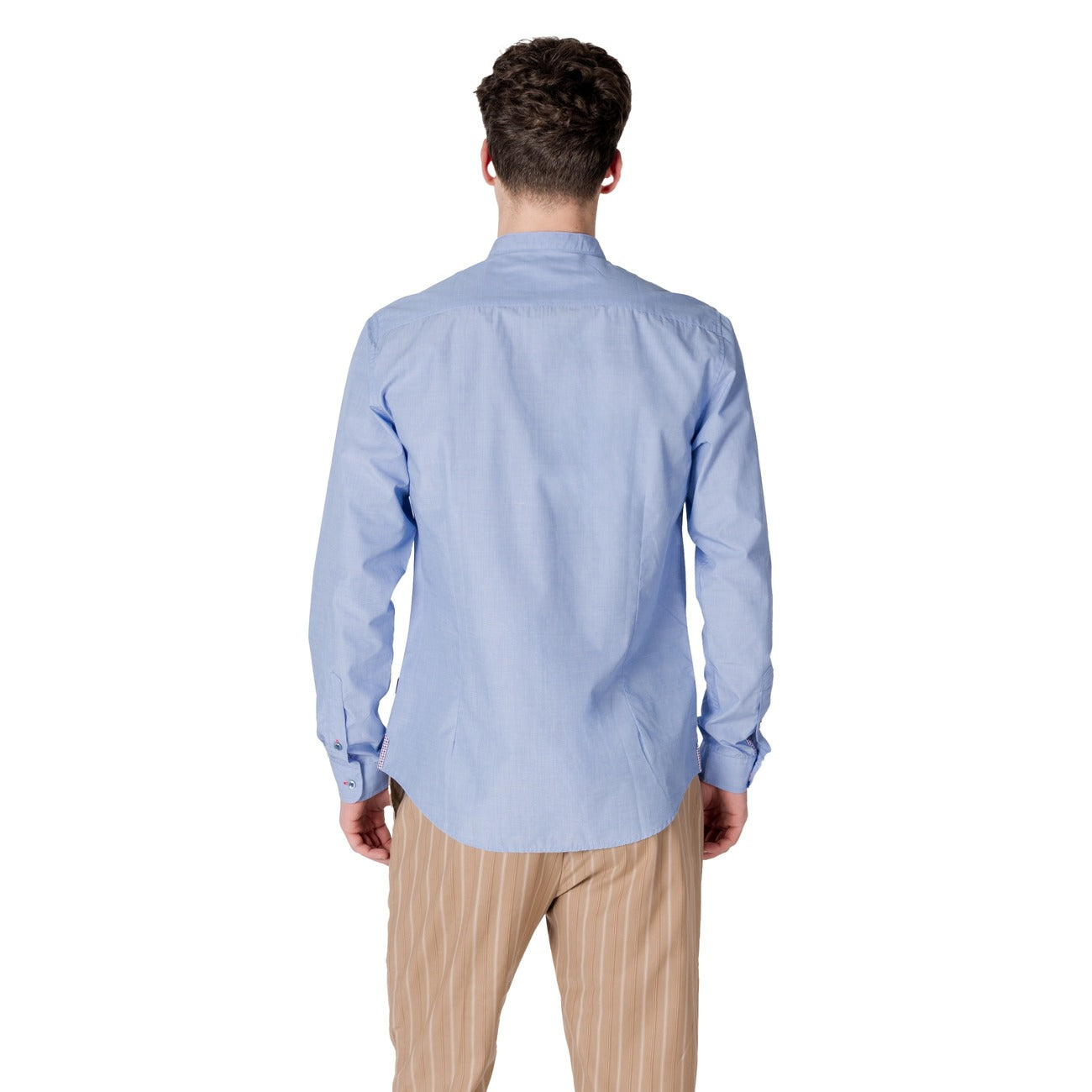 2413597 Gianni Lupo Camicia Azzurra Uomo