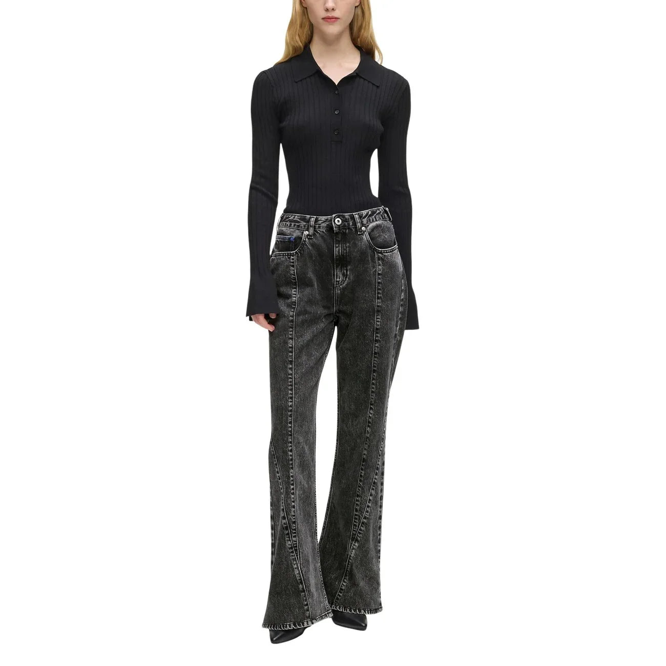 507681 Karl Lagerfeld Jeans Jeans Neri Donna Primavera/Estate