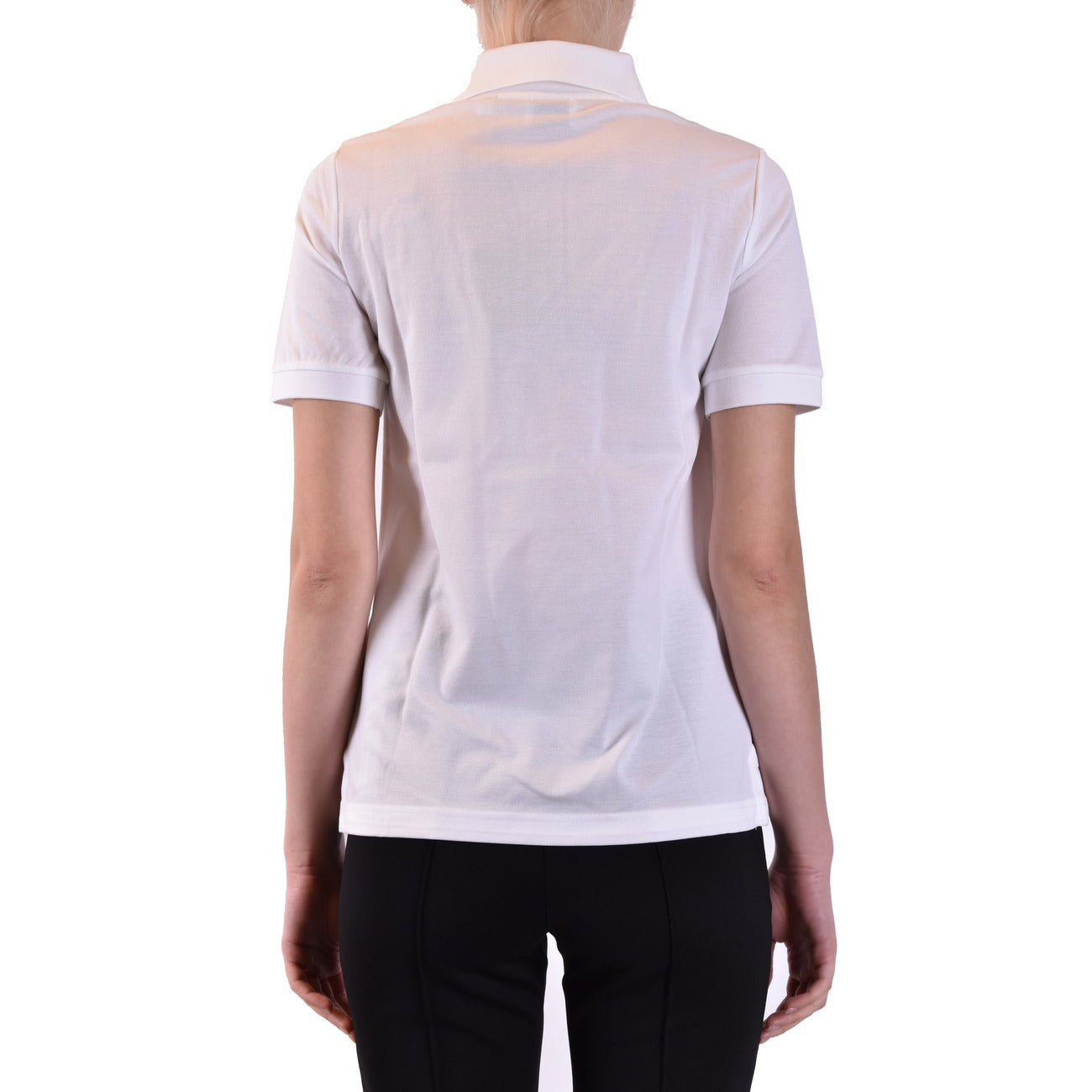 2449202 Burberry Polo Bianca Cotone Donna