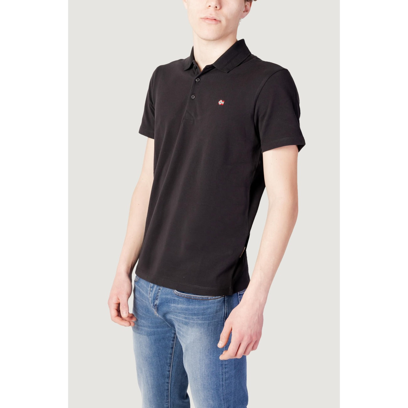 2422808 Napapijri Polo Nero Uomo