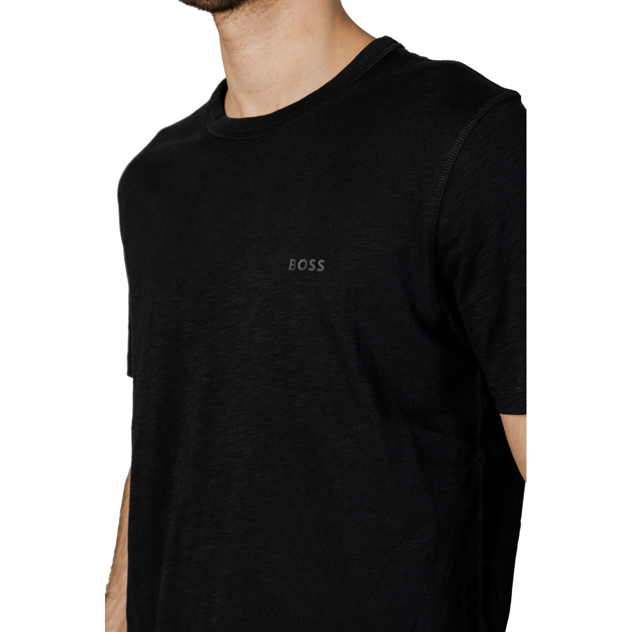 2215584 Boss T-Shirt Nero Stampa Uomo