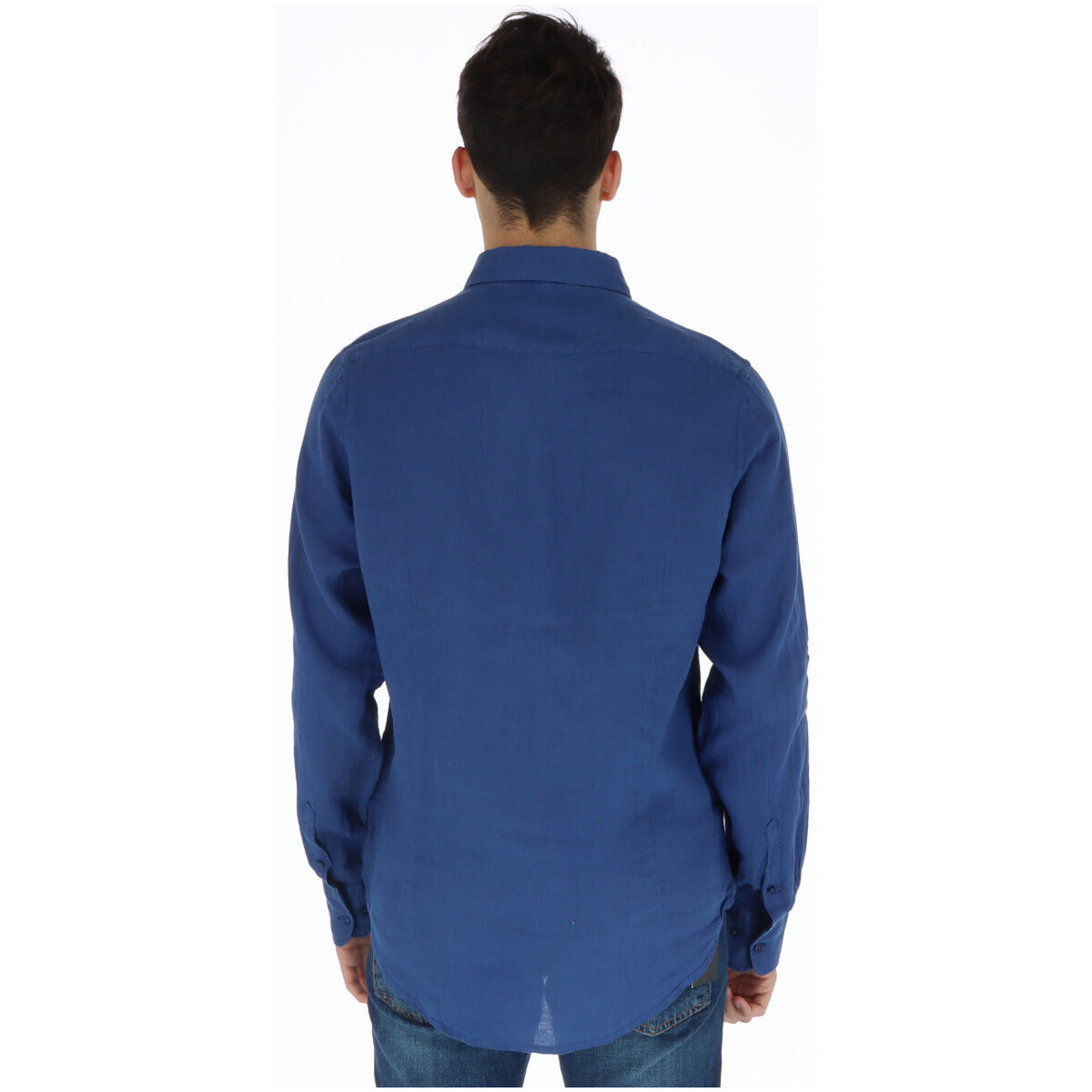 2201535 Brian Brome Camicia Blu Uomo