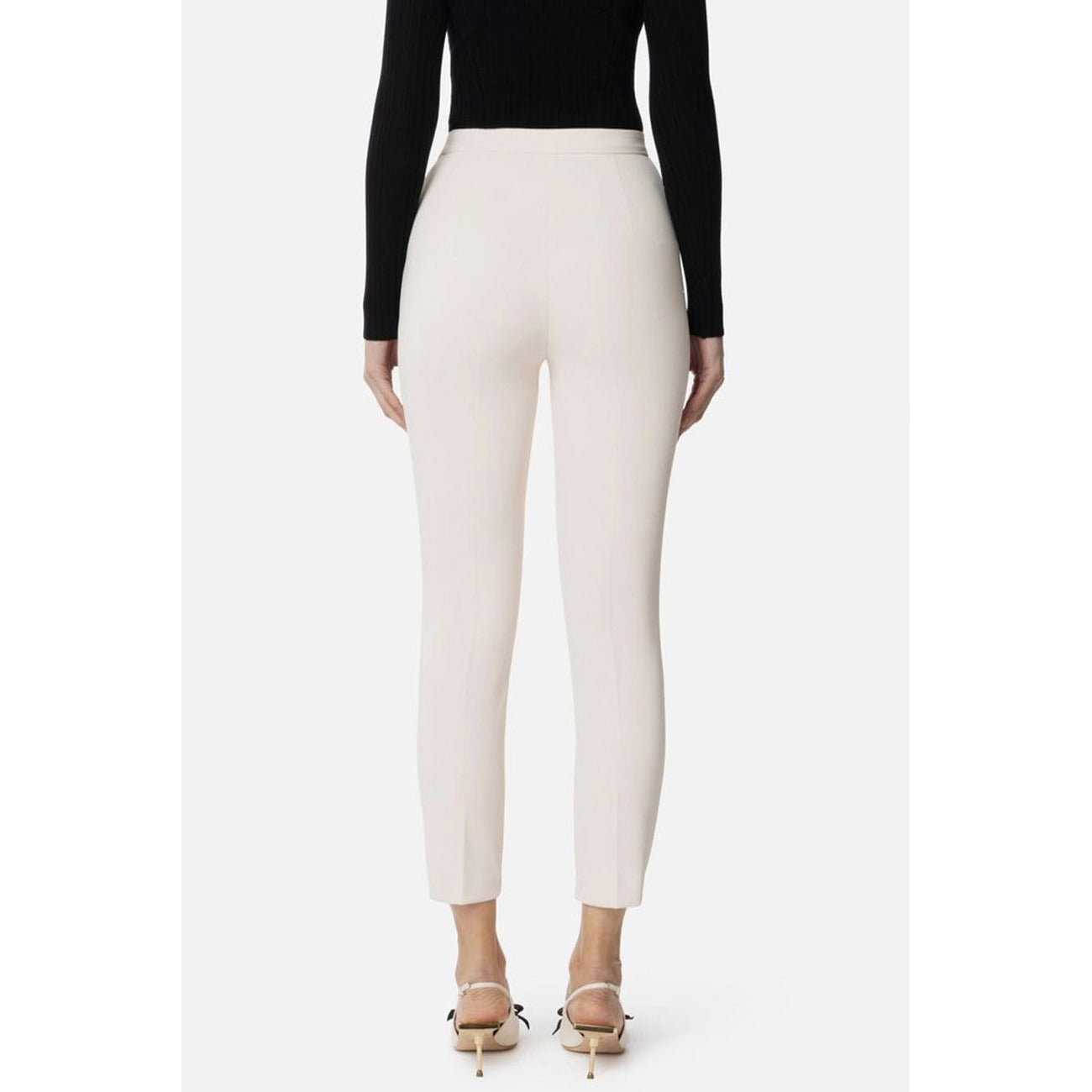493982 Elisabetta Franchi Pantaloni Beige Donna Primavera/Estate