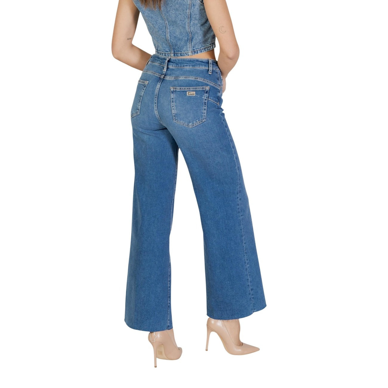 506075 Liu Jo Jeans Blu Cotone Donna