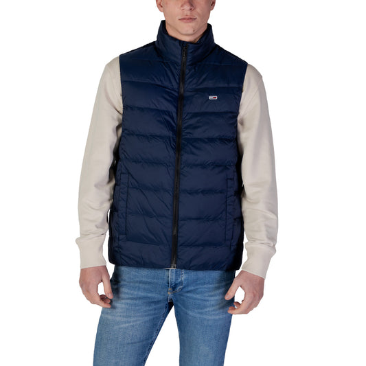 2409922 Tommy Hilfiger Jeans Giubbotto Blu Smanicato Uomo
