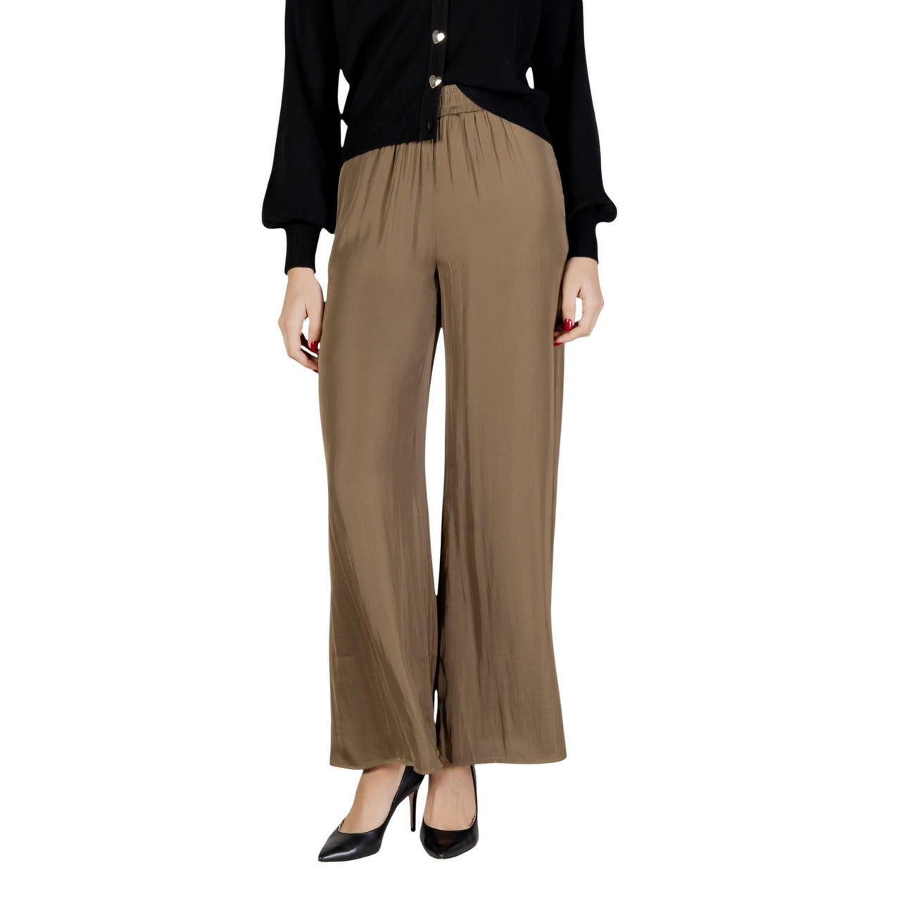 506086 Morgan De Toi Pantaloni Verdi Donna Primavera/Estate