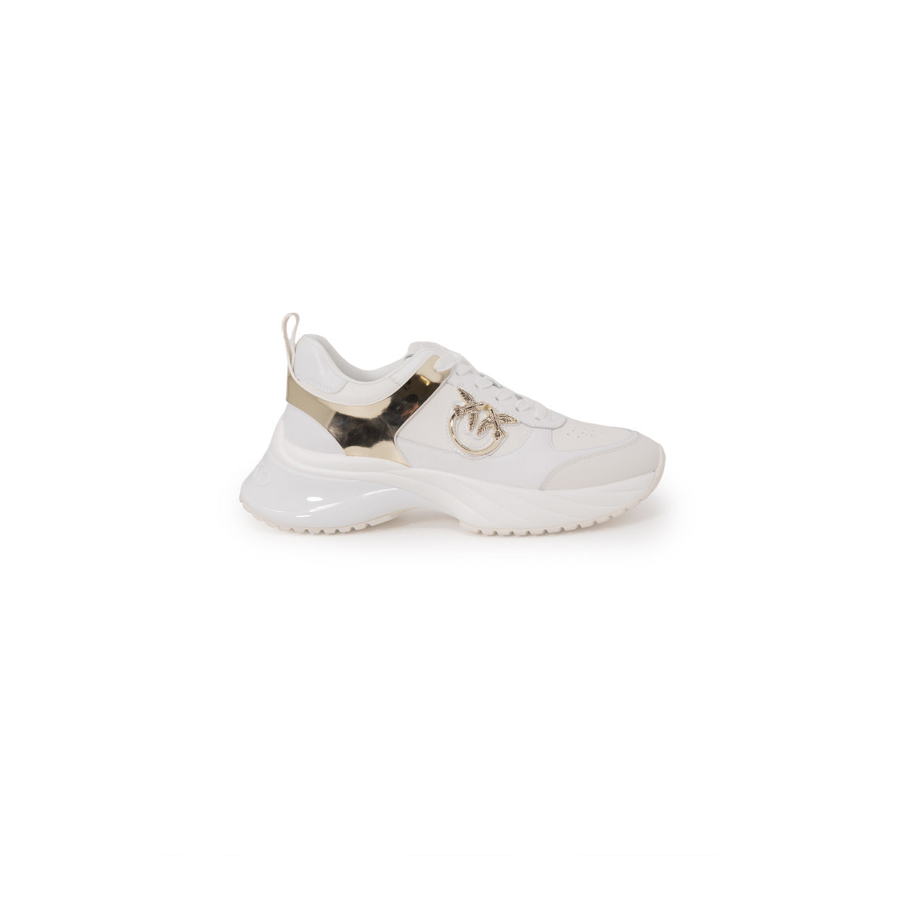 2195798 Pinko Sneakers Bianche Donna Pelle 100%