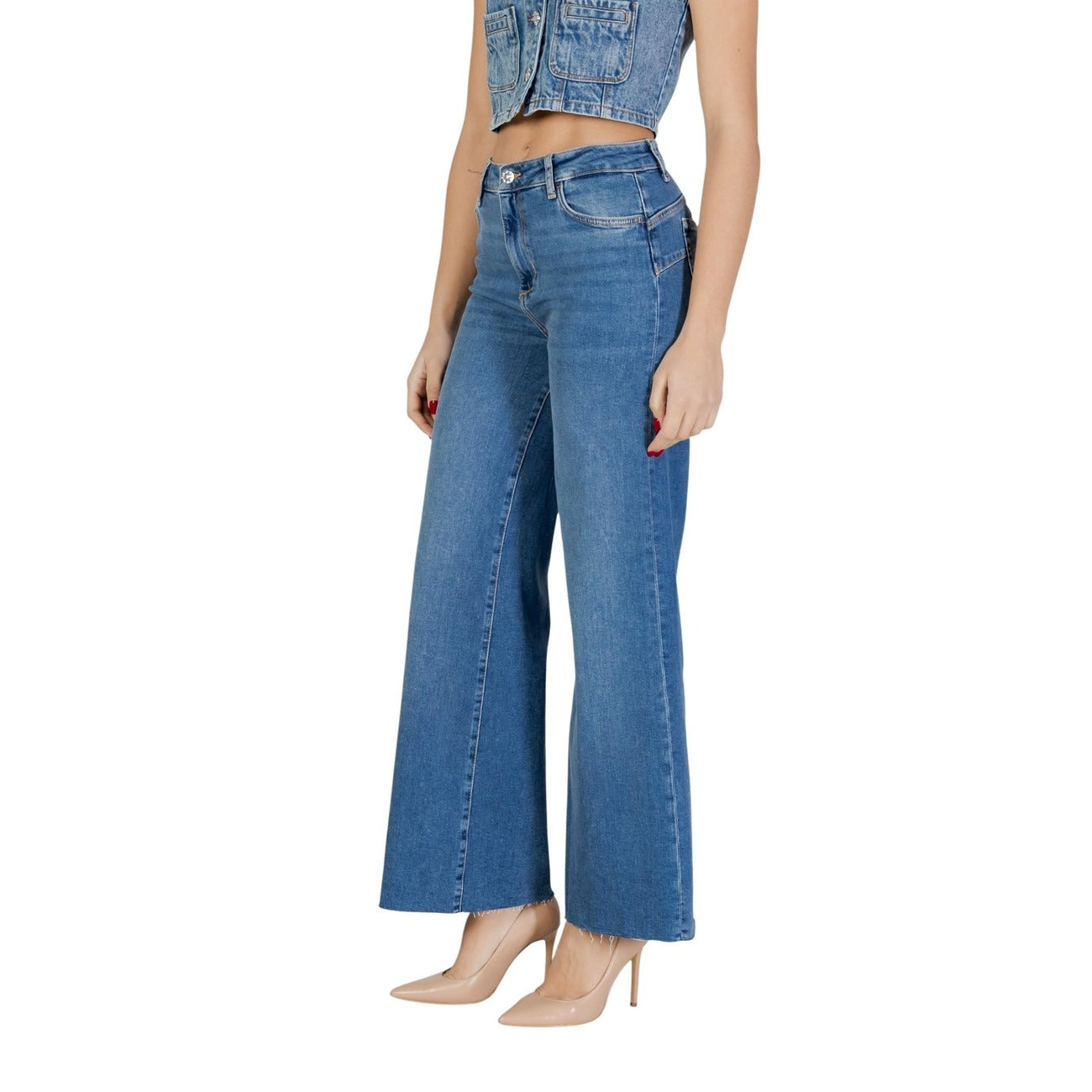 506075 Liu Jo Jeans Blu Cotone Donna