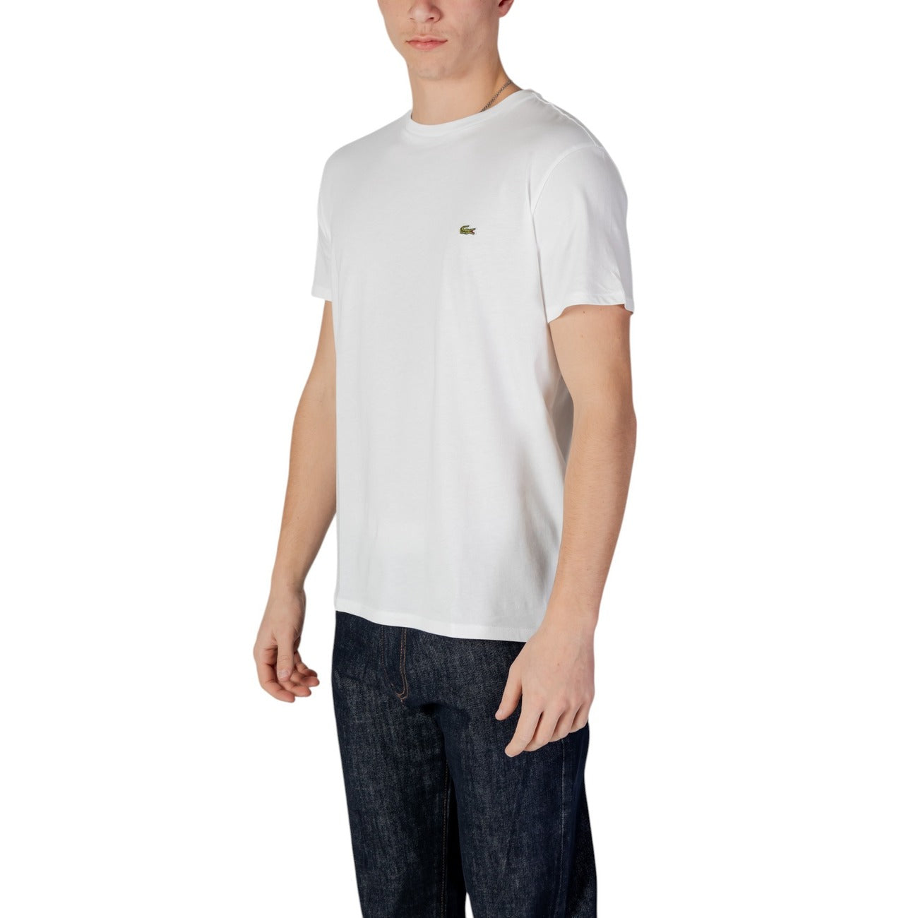 2412580 Lacoste T-Shirt Bianca Uomo