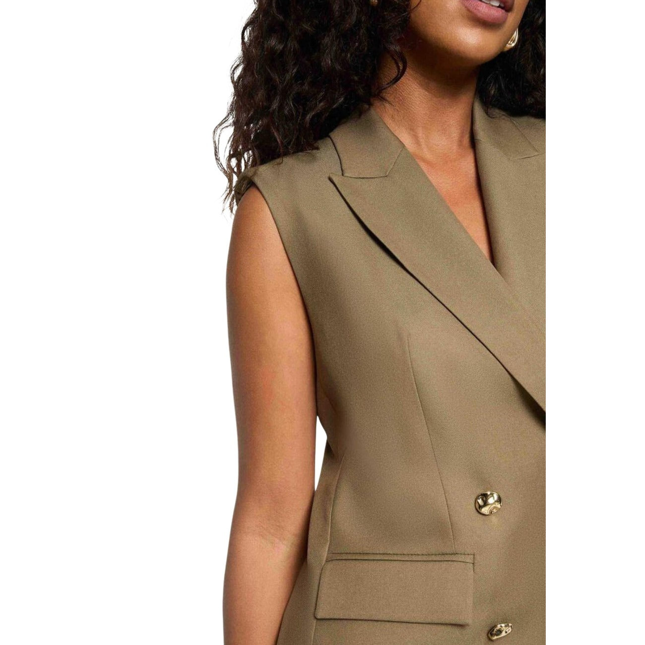 514286 Morgan De Toi Gilet Verde Donna Primavera/Estate