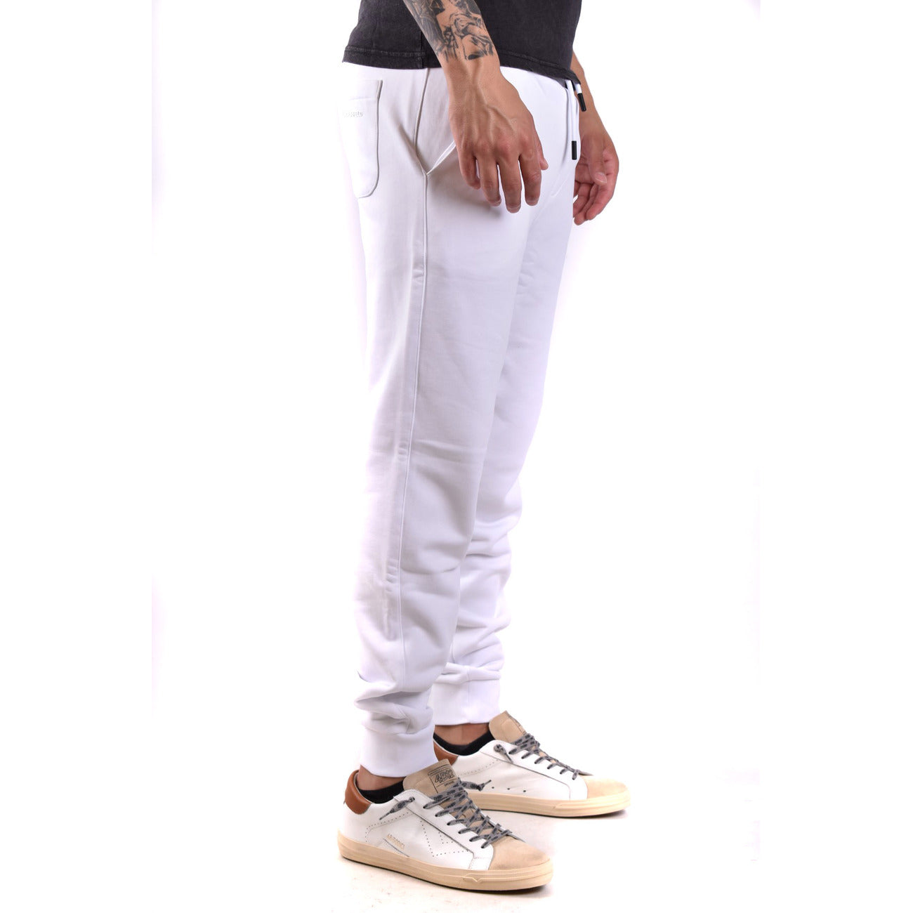 2442902 Karl Lagerfeld Pantaloni Bianco Cotone Uomo