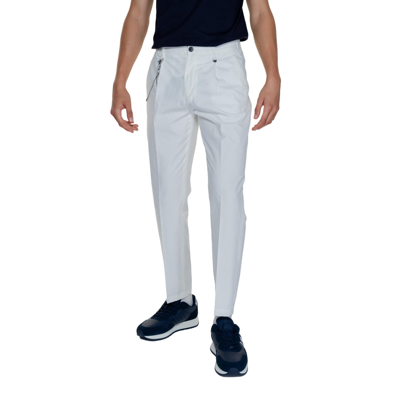 2293071 Antony Morato Pantaloni Bianco Cotone Uomo