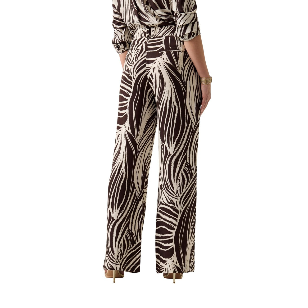 2459829 Guess Pantaloni Marroni Tasche Donna