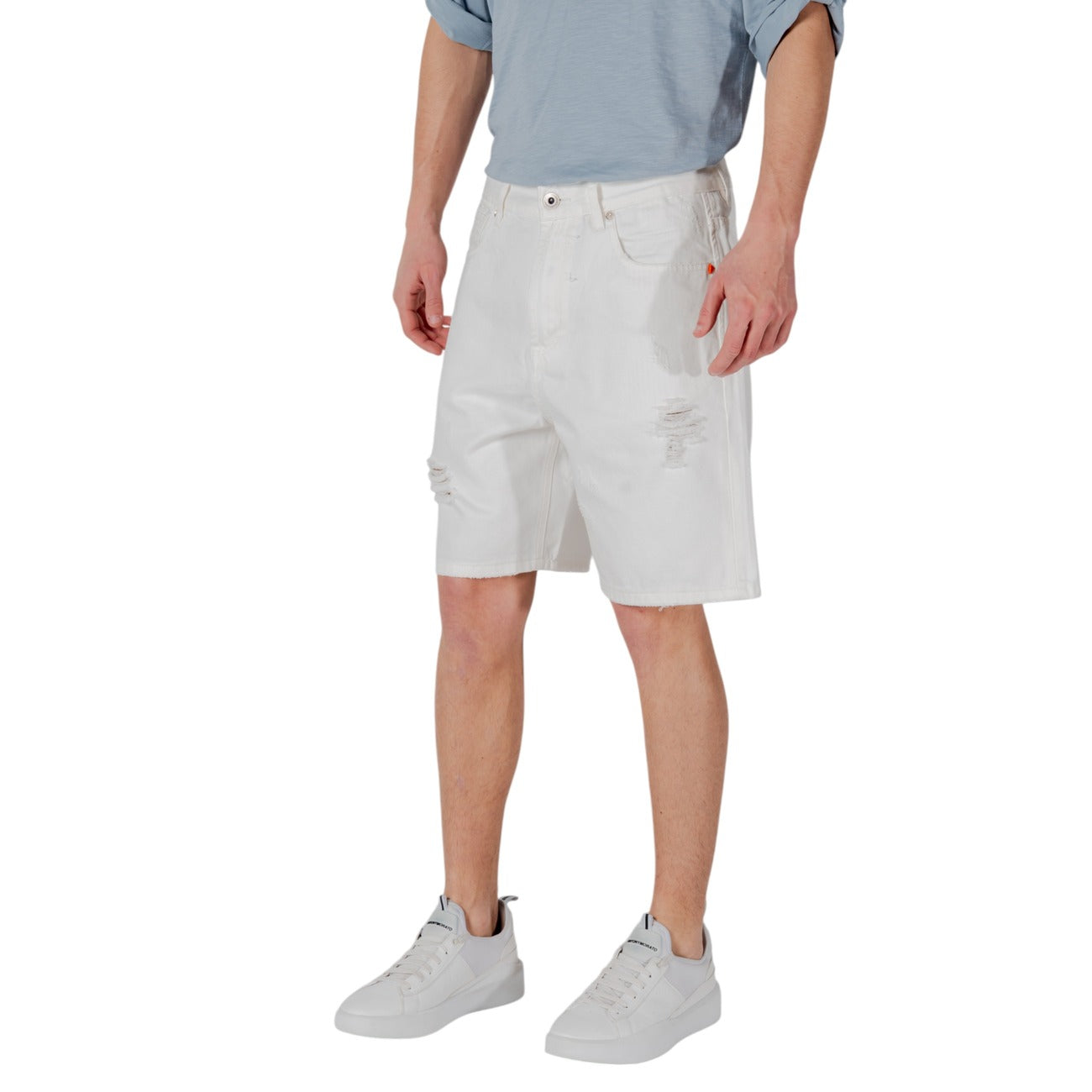 2417719 Gianni Lupo Bermuda Bianco Uomo