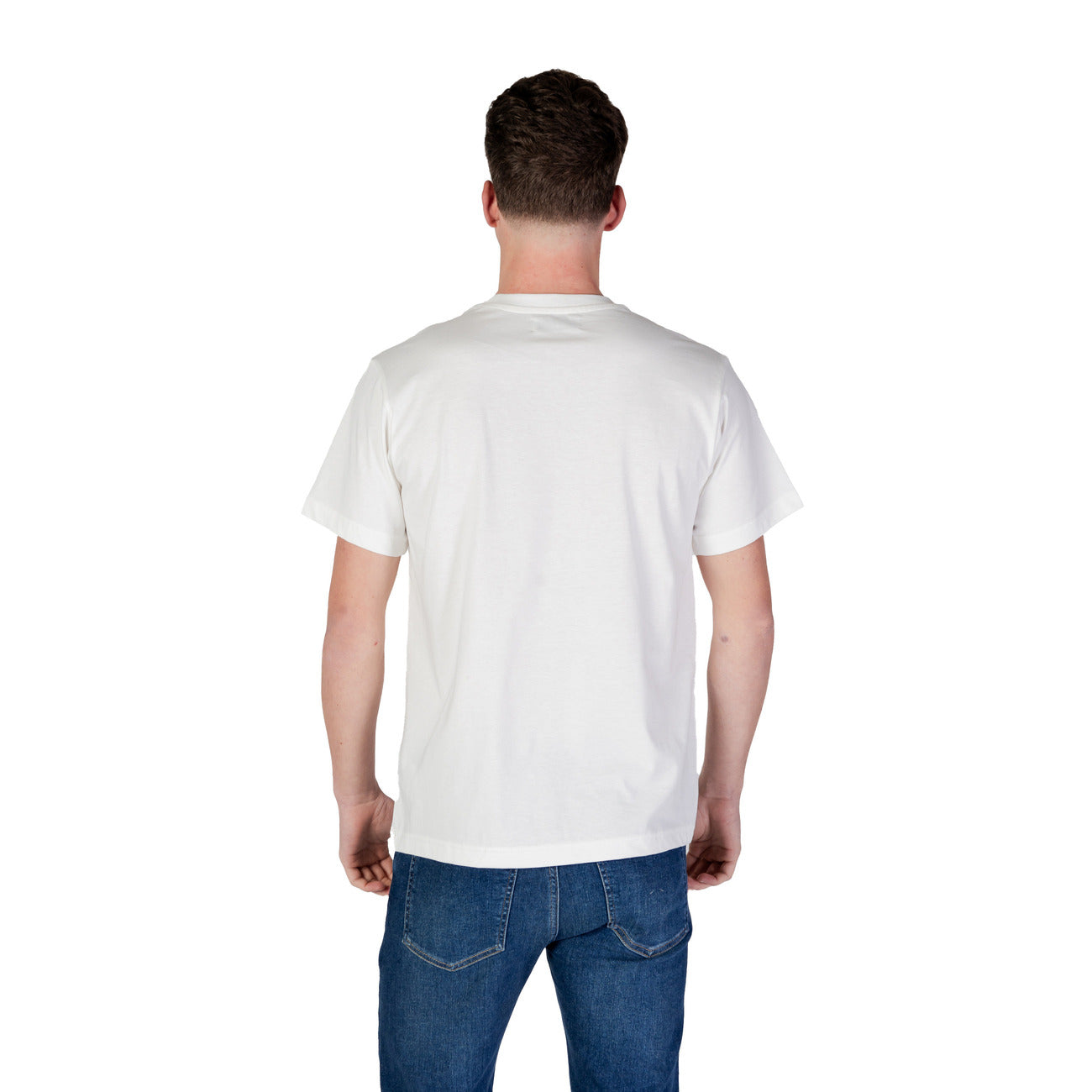 2398510 Replay T-Shirt Bianca Stampa Uomo