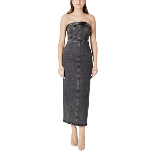 484323 Ichi Abito Nero Donna Primavera/Estate