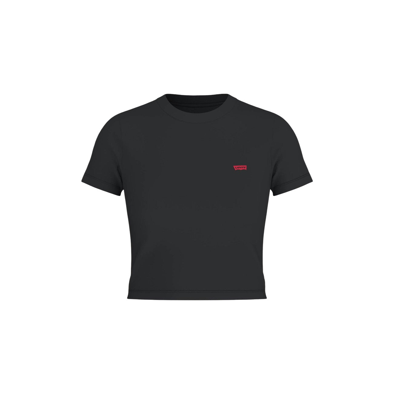 2456400 Levi's T-Shirt Nera Cotone Elastan Donna